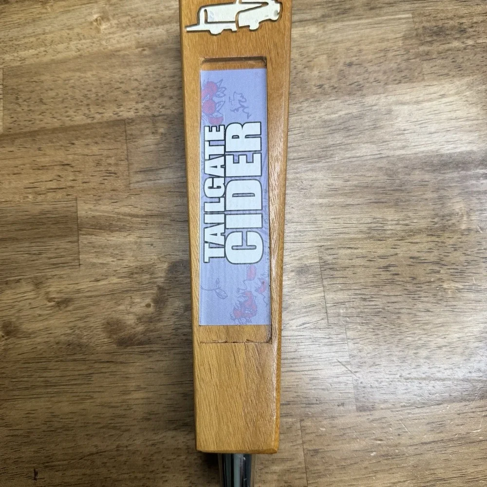 Tailgate Cider Wooden Beer Tap Handle Bar Kegerator Draft Handle